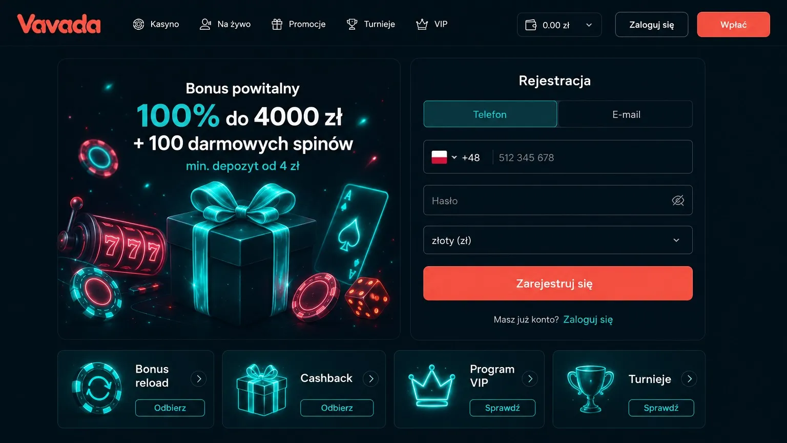 Vavada logowanie — bezpieczny dostęp do konta