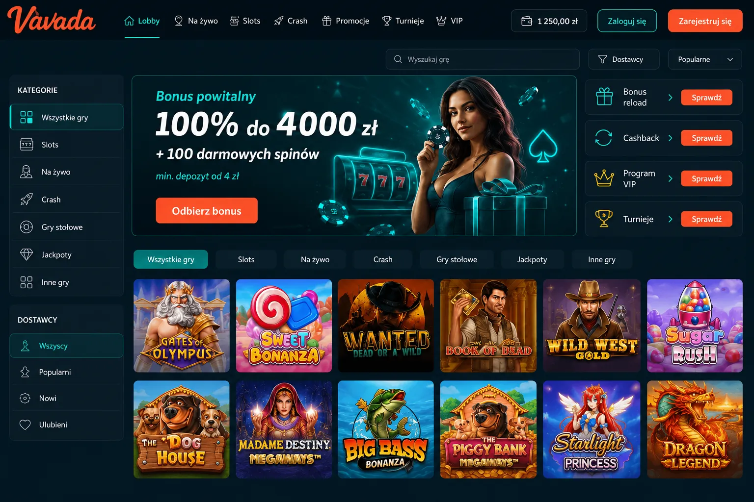 Kluczowe funkcje Vavada Casino
